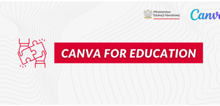 logo z napisem canva for education