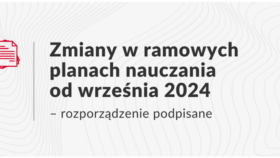 zmiany w ramowych planach nauczania