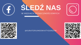 baner reklamujący media społecznościowe kuratorium oświaty